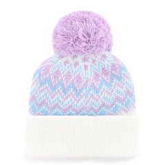 Los Angeles Angels '47 Girls Youth Elsa Cuffed Knit Hat with Pom   Near Me