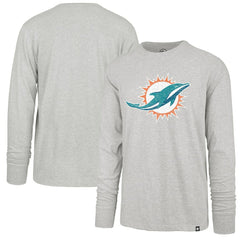 Miami Dolphins '47 Premier Franklin Long Sleeve T-Shirt Gray - 47 brand