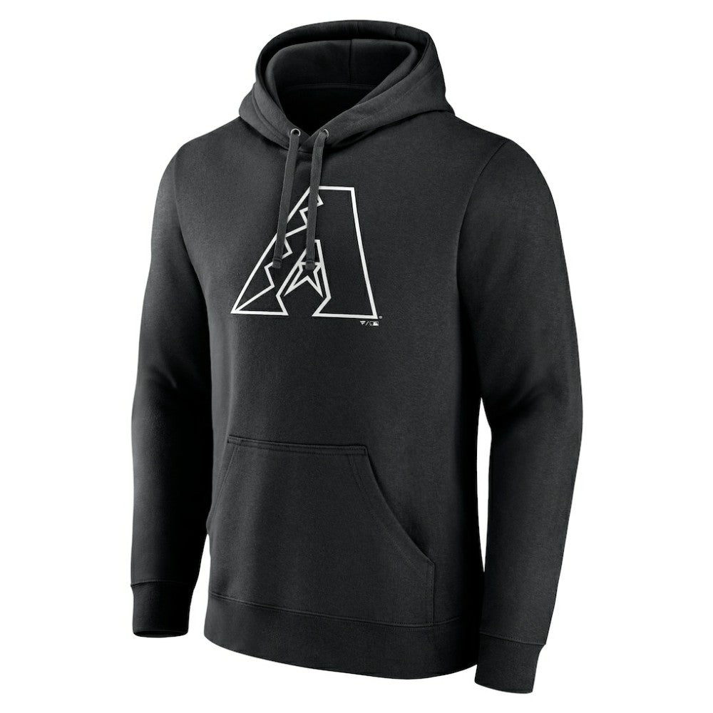 Arizona Diamondbacks Monochrome Personalized Name & Number Pullover Hoodie Near Me