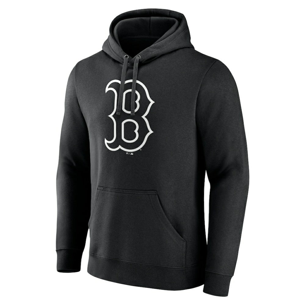 Boston Red Sox Monochrome Personalized Name & Number Pullover Hoodie On Sale