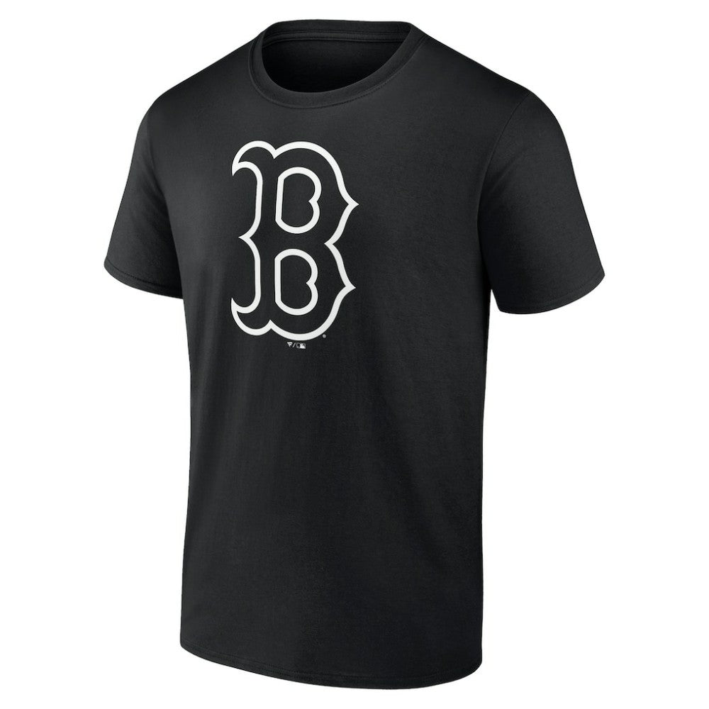 Boston Red Sox Monochrome Personalized Name & Number T-Shirt for sale