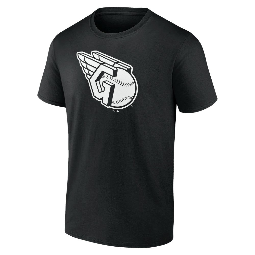 Cleveland Guardians Monochrome Personalized Name & Number T-Shirt Lifestyle