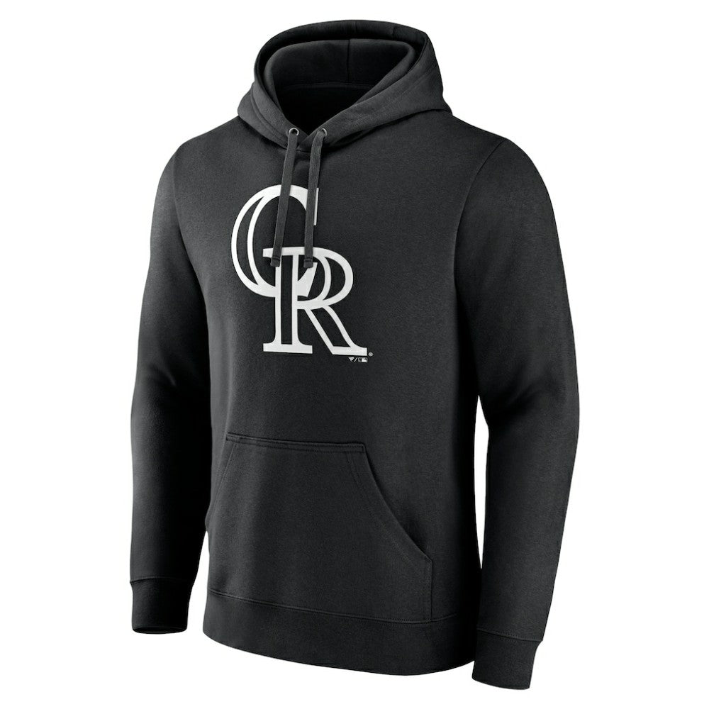Colorado Rockies Monochrome Personalized Name & Number Pullover Hoodie On Sale