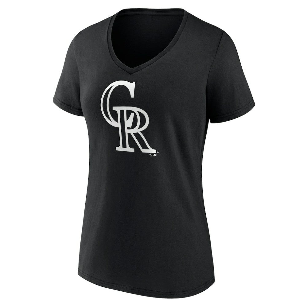 Colorado Rockies Women's Monochrome Personalized Name & Number V-Neck T-Shirt Online