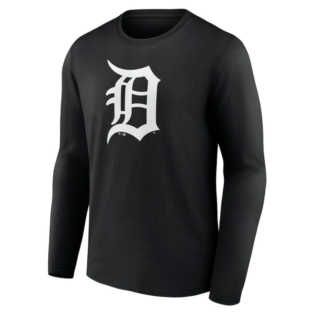Detroit Tigers Monochrome Personalized Name & Number Long Sleeve T-Shirt Sale
