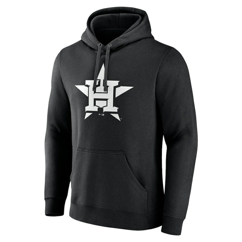Houston Astros Monochrome Personalized Name & Number Pullover Hoodie Sale