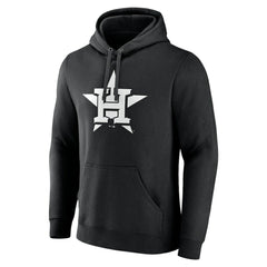 Houston Astros Monochrome Personalized Name & Number Pullover Hoodie Sale