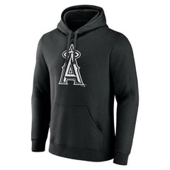 Los Angeles Angels Monochrome Personalized Name & Number Pullover Hoodie for sale