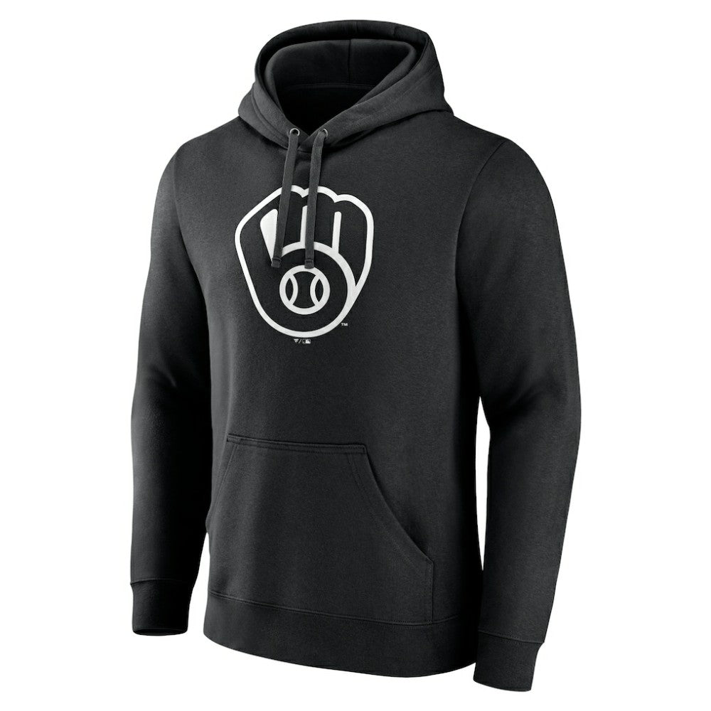 Milwaukee Brewers Monochrome Personalized Name & Number Pullover Hoodie discount