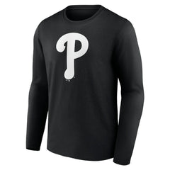 Philadelphia Phillies Monochrome Personalized Name & Number Long Sleeve T-Shirt Online