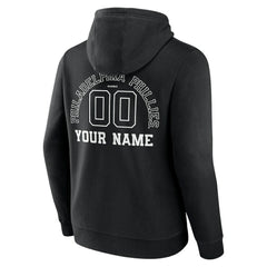 Philadelphia Phillies Monochrome Personalized Name & Number Pullover Hoodie Clearance