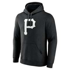 Pittsburgh Pirates Monochrome Personalized Name & Number Pullover Hoodie for sale