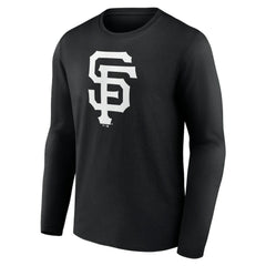 San Francisco Giants Monochrome Personalized Name & Number Long Sleeve T-Shirt Online