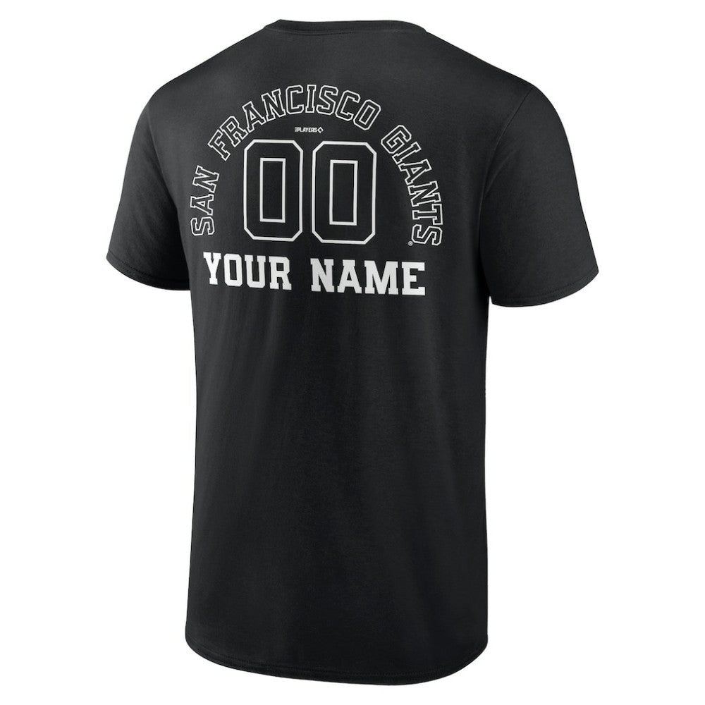 San Francisco Giants Monochrome Personalized Name & Number T-Shirt Clearance