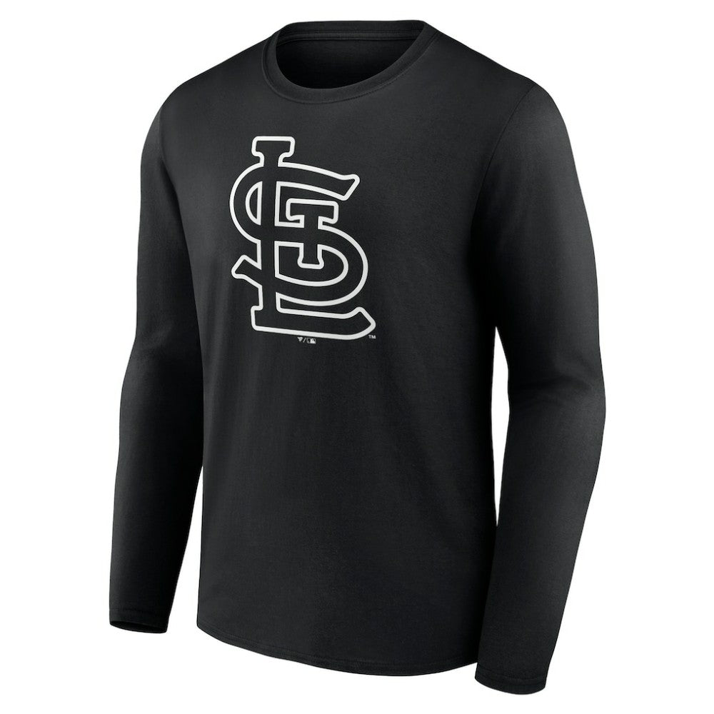 St. Louis Cardinals Monochrome Personalized Name & Number Long Sleeve T-Shirt Near Me