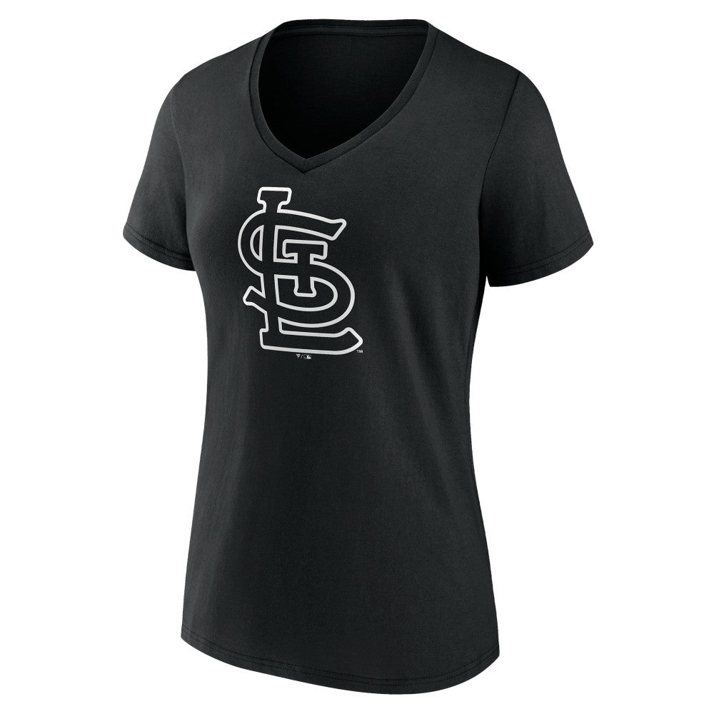 St. Louis Cardinals Women's Monochrome Personalized Name & Number V-Neck T-Shirt Online