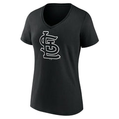 St. Louis Cardinals Women's Monochrome Personalized Name & Number V-Neck T-Shirt Online
