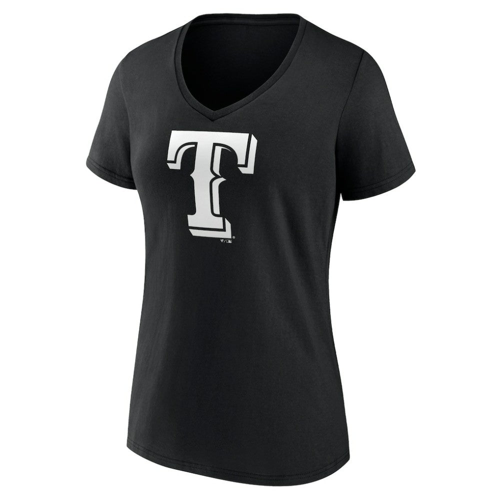 Texas Rangers Women's Monochrome Personalized Name & Number V-Neck T-Shirt Near Me
