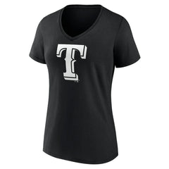 Texas Rangers Women's Monochrome Personalized Name & Number V-Neck T-Shirt Near Me