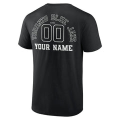 Toronto Blue Jays Monochrome Personalized Name & Number T-Shirt Sale