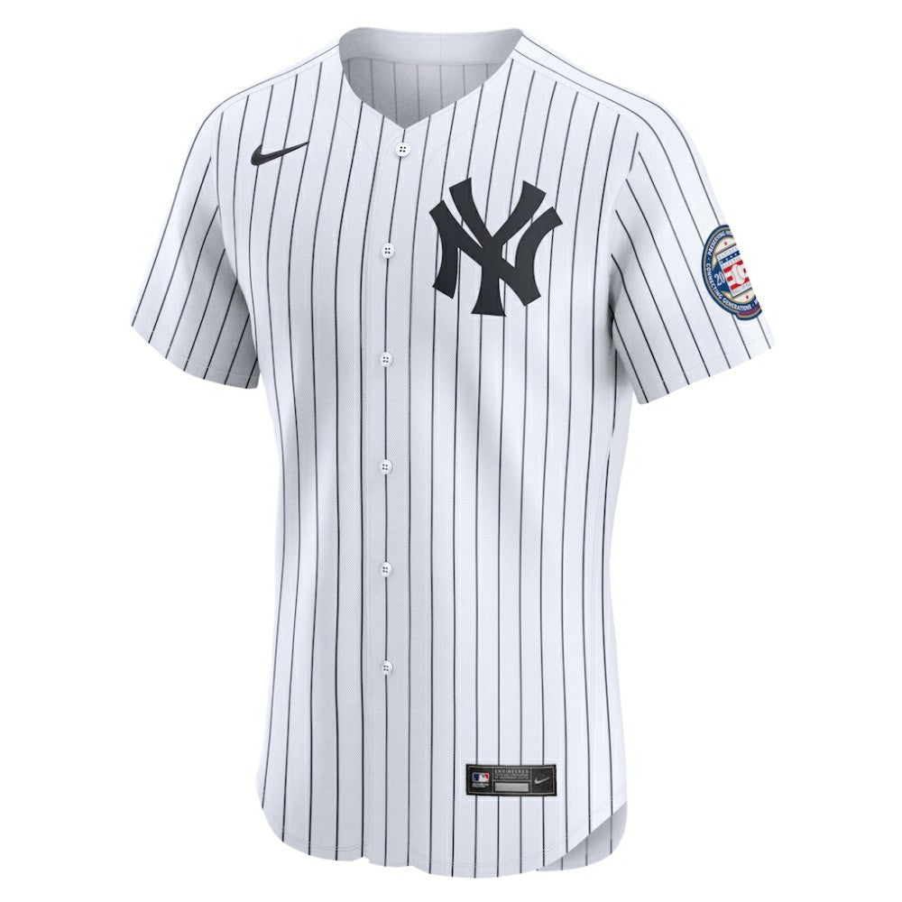 Derek Jeter New York Yankees Nike Home 2020 Hall of Fame Induction Patch Elite Player Jersey Lifestyle