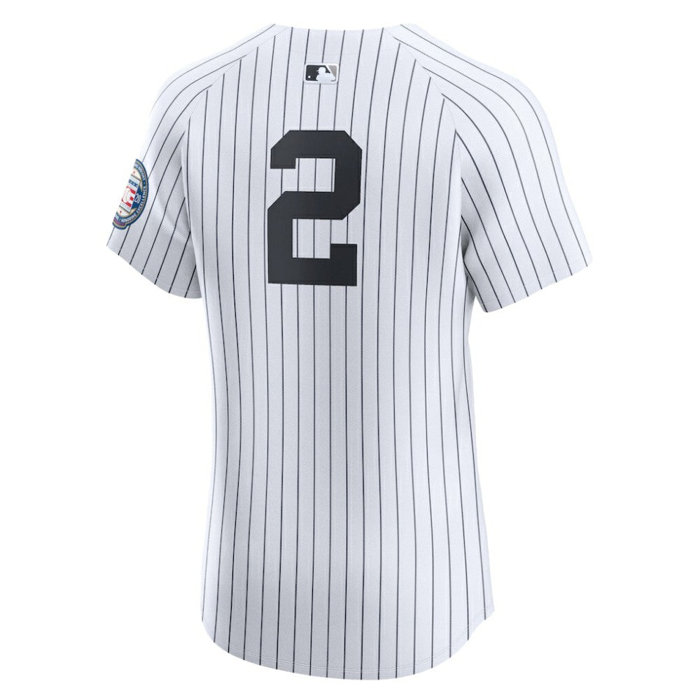Derek Jeter New York Yankees Nike Home 2020 Hall of Fame Induction Patch Elite Player Jersey Lifestyle