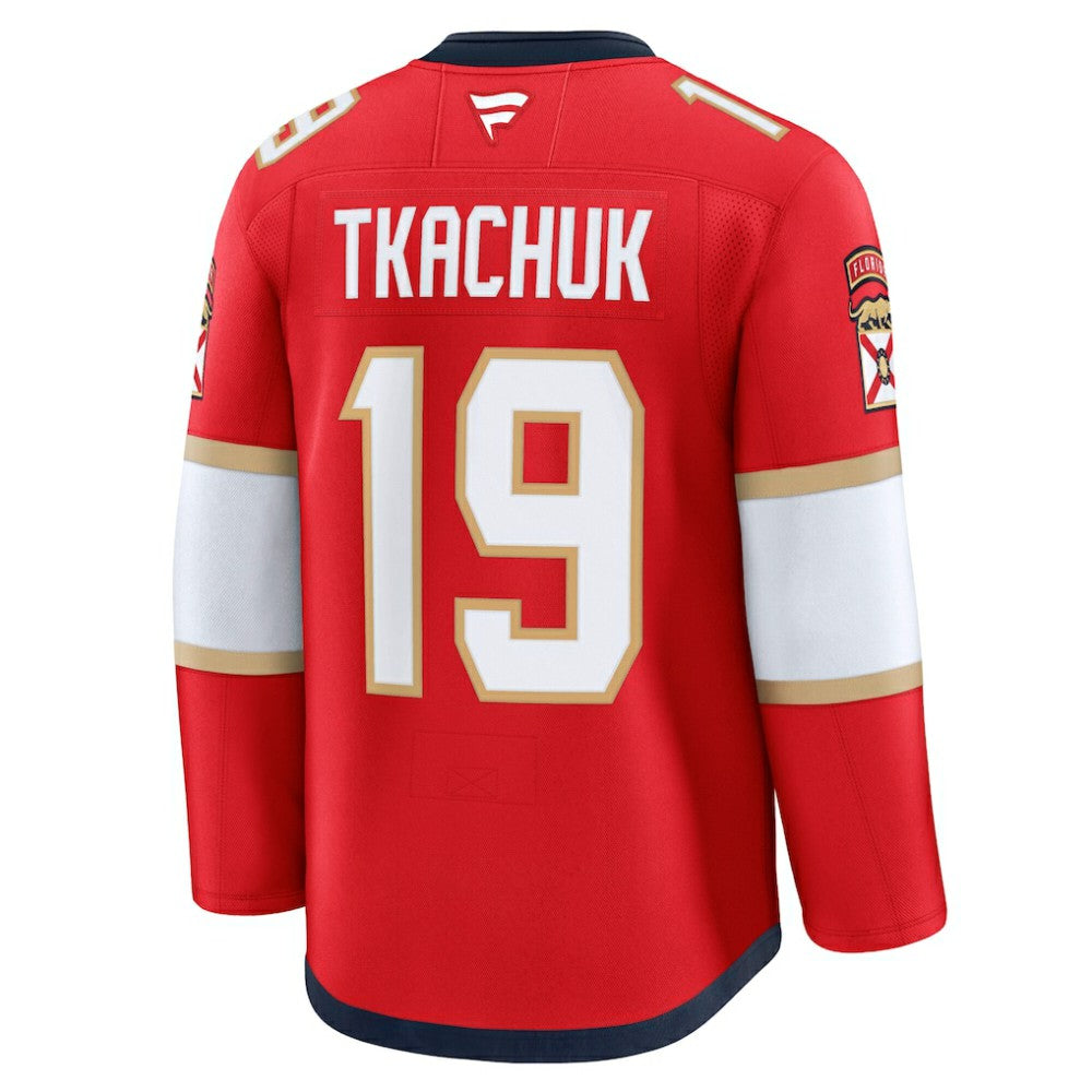 Matthew Tkachuk Florida Panthers Fanatics Home Premium Jersey - Red | NHL Jerseys