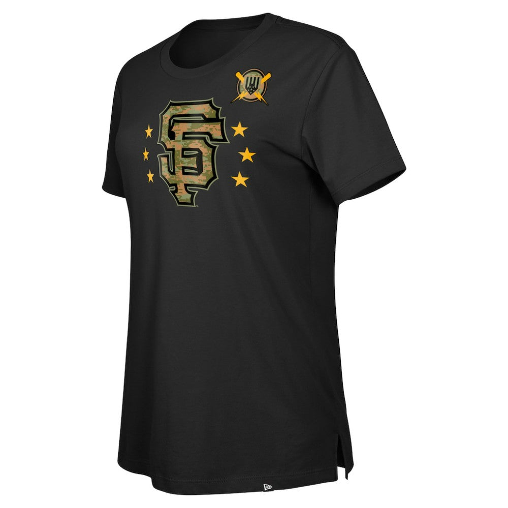 San Francisco Giants New Era Women's Armed Forces Day T-Shirt On Sale