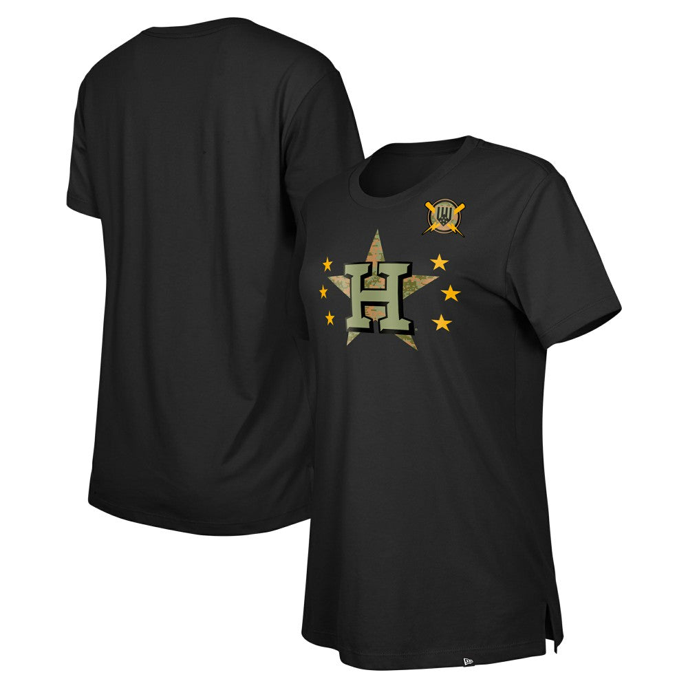 Houston Astros New Era Women's Armed Forces Day T-Shirt discount
