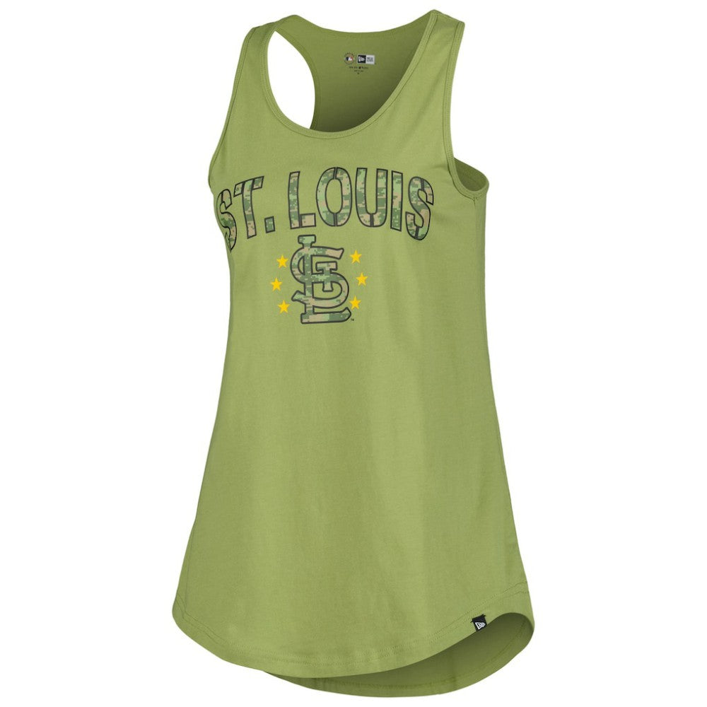 St. Louis Cardinals New Era Women's Armed Forces Day Tank Top for sale
