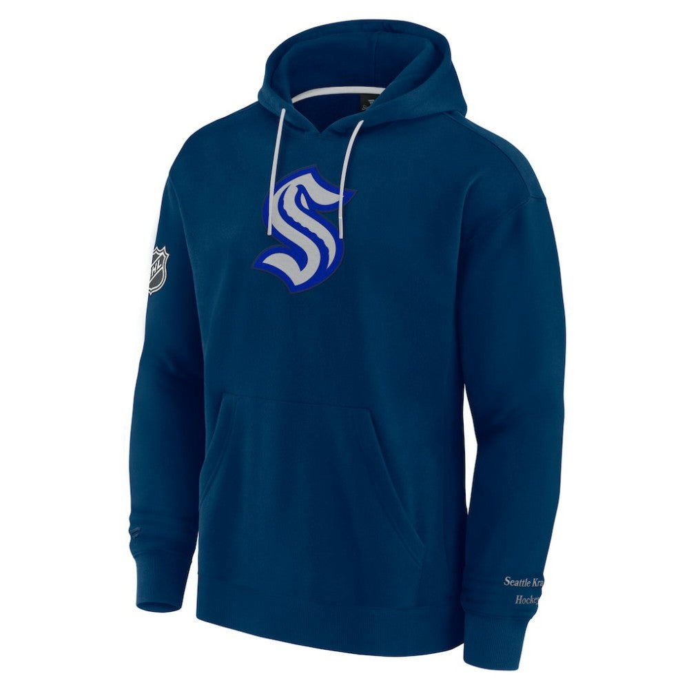Seattle Kraken Fanatics Elements Pace Pullover Hoodie Deep Sea Blue
