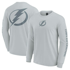 Tampa Bay Lightning - Fanatics Elements Strive Long Sleeve T-Shirt Gray