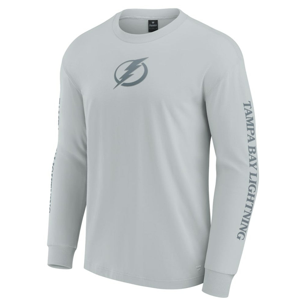 Tampa Bay Lightning - Fanatics Elements Strive Long Sleeve T-Shirt Gray