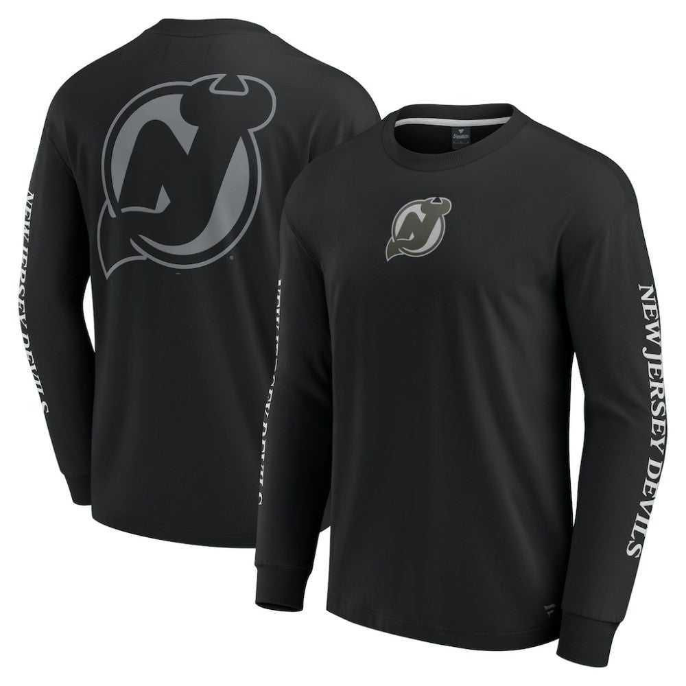 New Jersey Devils - Fanatics Elements Strive Long Sleeve T-Shirt Black