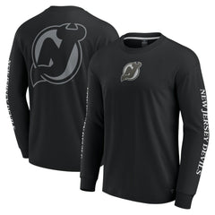 New Jersey Devils - Fanatics Elements Strive Long Sleeve T-Shirt Black