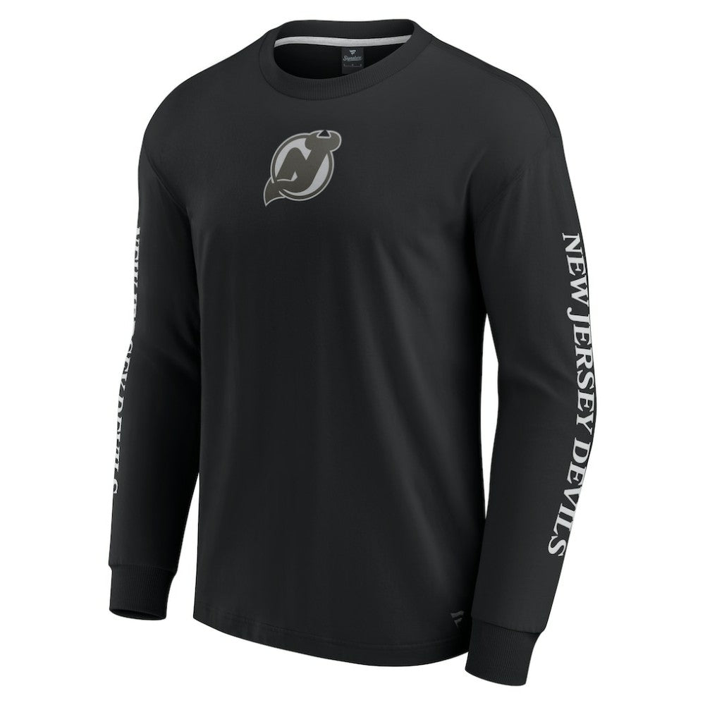 New Jersey Devils - Fanatics Elements Strive Long Sleeve T-Shirt Black