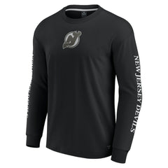 New Jersey Devils - Fanatics Elements Strive Long Sleeve T-Shirt Black
