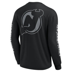 New Jersey Devils - Fanatics Elements Strive Long Sleeve T-Shirt Black