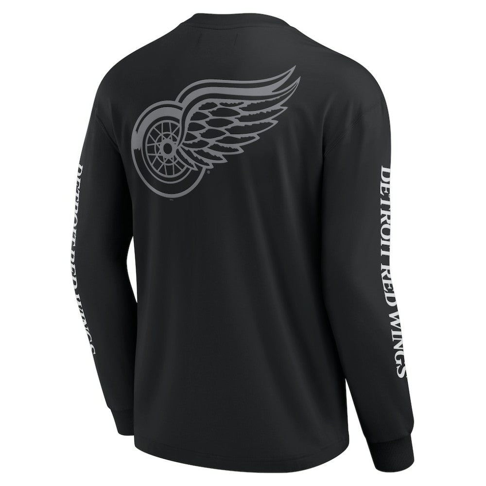 Detroit Red Wings - Fanatics Elements Strive Long Sleeve T-Shirt Black