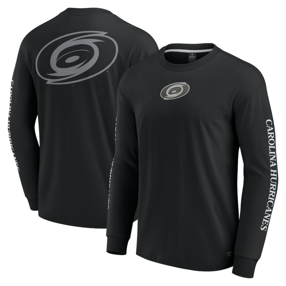 Carolina Hurricanes - Fanatics Elements Strive Long Sleeve T-Shirt Black