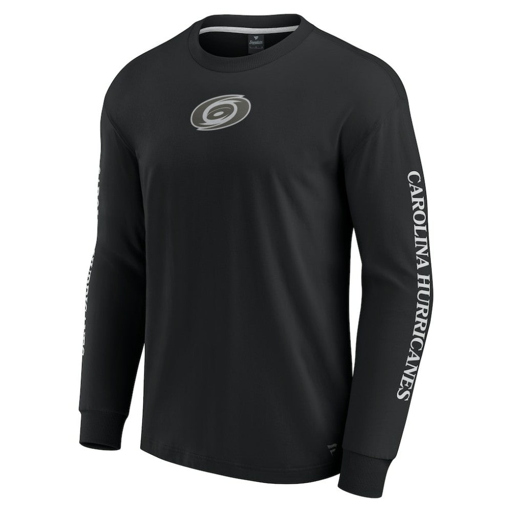 Carolina Hurricanes - Fanatics Elements Strive Long Sleeve T-Shirt Black