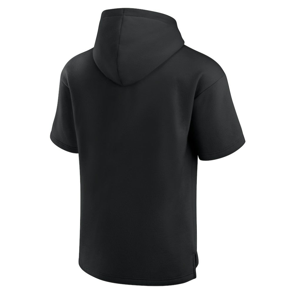 Boston Bruins Fanatics Elements Ready Short Sleeve Pullover Hoodie Black
