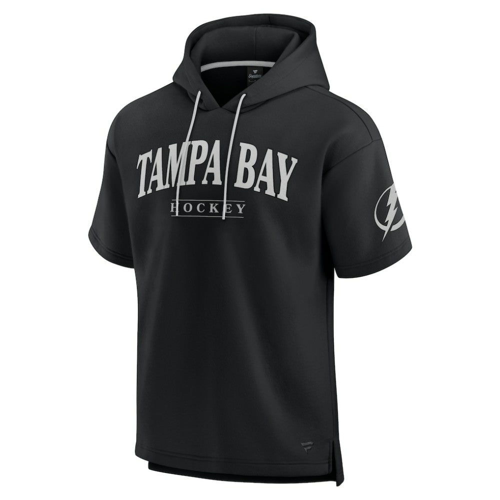 Tampa Bay Lightning - Fanatics Elements Ready Short Sleeve Pullover Hoodie Black