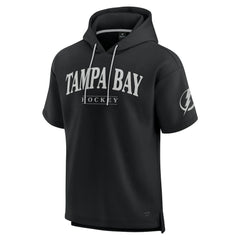 Tampa Bay Lightning - Fanatics Elements Ready Short Sleeve Pullover Hoodie Black