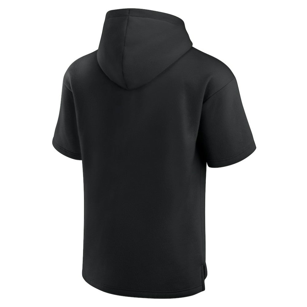 Pittsburgh Penguins Fanatics Elements Ready Short Sleeve Pullover Hoodie Black