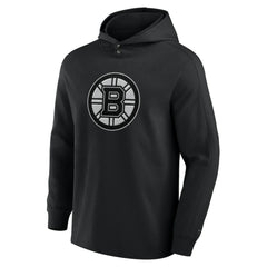 Boston Bruins Fanatics Elements Blaze Tri-Blend Long Sleeve Hoodie T-Shirt Black