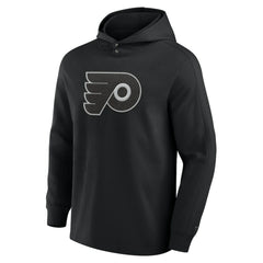 Philadelphia Flyers - Fanatics Elements Blaze Tri-Blend Long Sleeve Hoodie T-Shirt Black