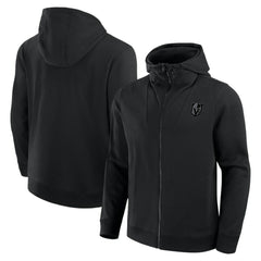 Vegas Golden Knights Fanatics Elements Tonal Primary Tri-Blend Full-Zip Hoodie Black