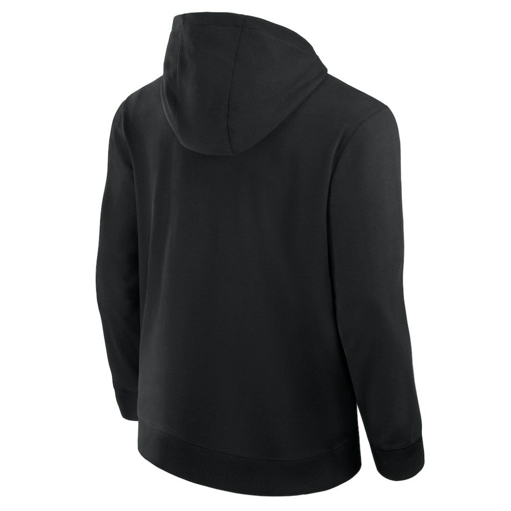 Chicago Blackhawks Fanatics Elements Tonal Primary Tri-Blend Full-Zip Hoodie Black