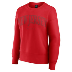 New Jersey Devils - Fanatics Women's Elements Flow Pullover Sweatshirt Red